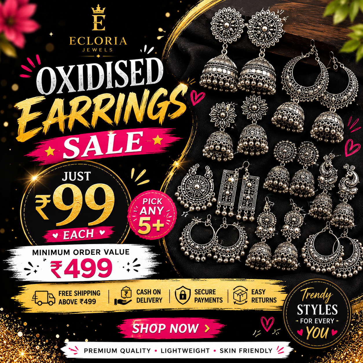 Earrings Collection – Just ₹99