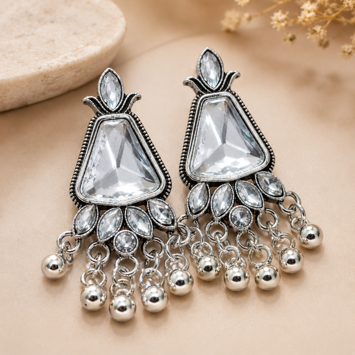 JH-58 earrings close-up