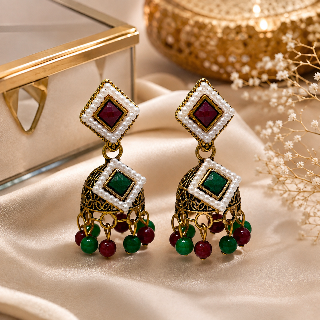 JH-68 jhumka earrings premium lifestyle