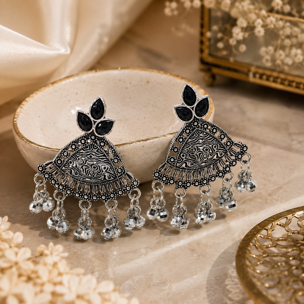 JH-64 earrings lifestyle