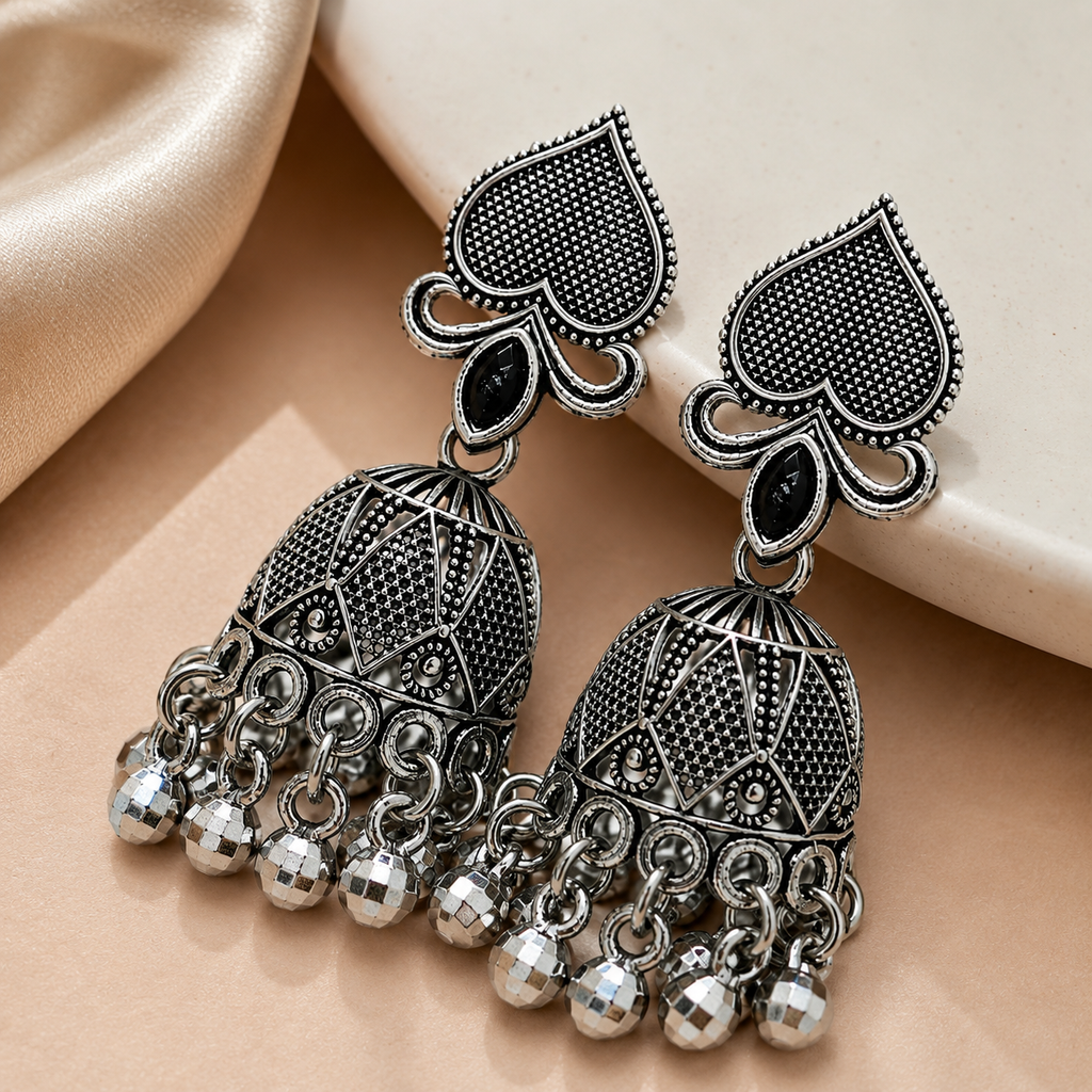 JH-65 earrings close up detailing