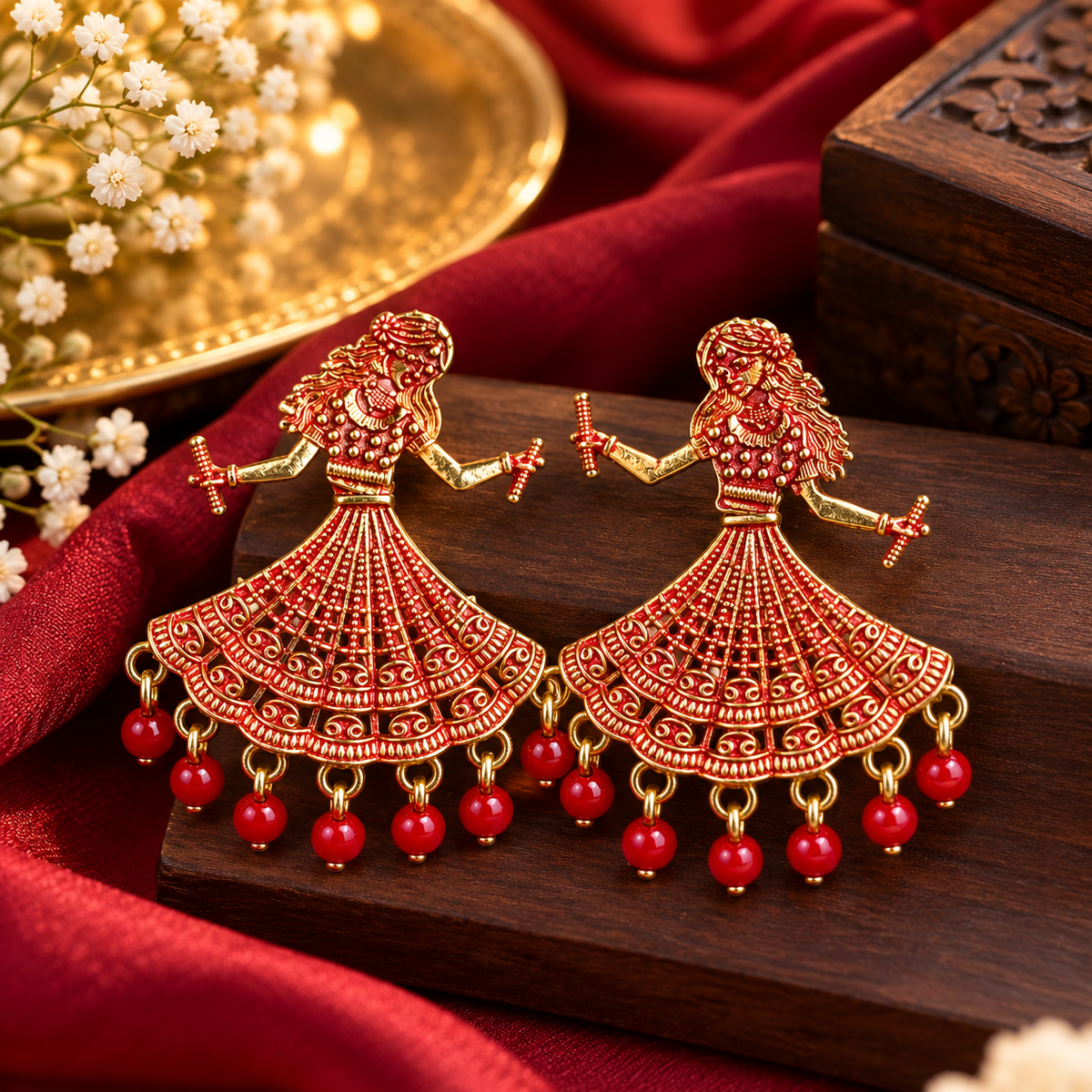 Festive lifestyle earrings